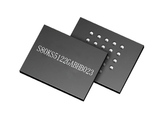 IC حافظه چیپ S80KS5122GABHB023 24-VBGA سطح نصب 200MHz Pseudo SRAM IC