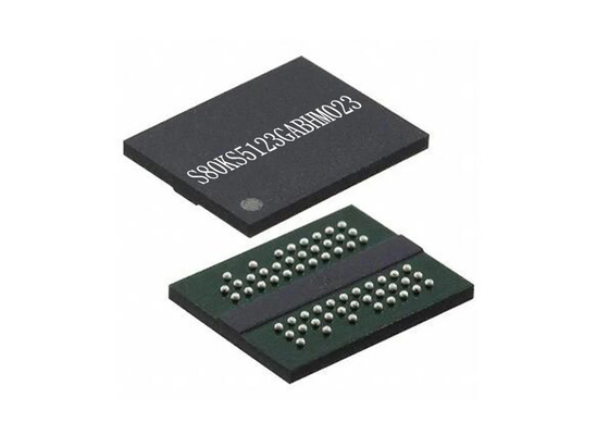 S80KS5123GABHM023 تراشه مدار مجتمع 24-FBGA تراشه های حافظه 512 مگابیت با فرکانس 200 مگاهرتز