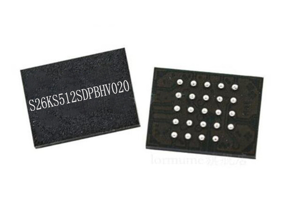 NOR IC حافظه S26KS512SDPBHV020 تراشه مدار مجتمع موازی 24-FBGA 512 مگابیت
