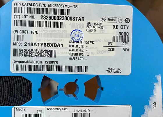 MIC5205YM5-TR 150 میلی آمپر رگولاتور ولتاژ کم نویز LDO IC SOT-23-5 نصب سطحی
