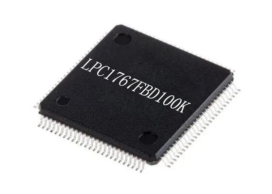 میکروکنترلر MCU LPC1767FBD100K میکروکنترلرهای 32 بیتی تراشه های 100-LQFP 100MHz