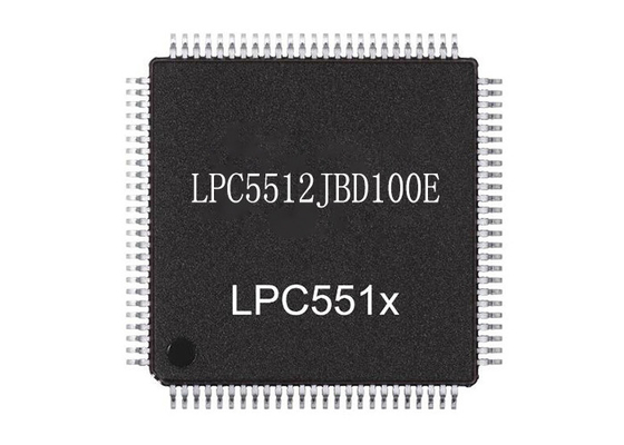 میکروکنترلرهای جاسازی شده تک هسته 150 مگاهرتز LPC5512JBD100E فلش 100-LQFP 64 کیلوبایت