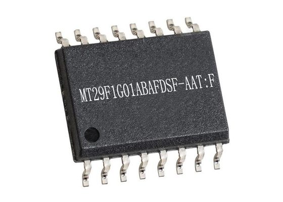 تراشه مدار مجتمع NAND Flash Memory MT29F1G01ABAFDSF-AAT:F 16-SOIC