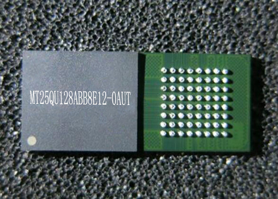 تراشه های حافظه MT25QU128ABB8E12-0AUT 1.8 ولت چندگانه ورودی/خروجی فلش مموری آی سی 24-TBGA