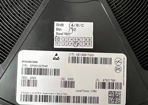 تراشه مدار مجتمع 8-PowerSFN ترانزیستور برق 100 ولت IPT015N10N5 کانال N