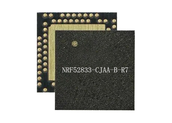آی سی کم انرژی BT NRF52833-CJAA-B-R7 RF و گیرنده بی سیم آی سی 75-UFBGA