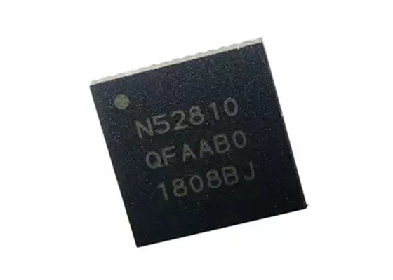 آی سی های فرستنده و گیرنده RF 2.4 گیگاهرتز 32-VFQFN BT سطحی پایه IC NRF52810-QCAA-R7