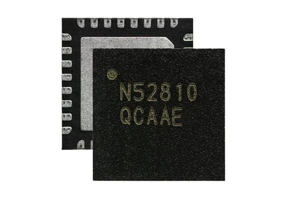تراشه فرستنده گیرنده 32-VFQFN NRF52810-QCAA-E-R7 2Mbps BT IC 2.4GHz