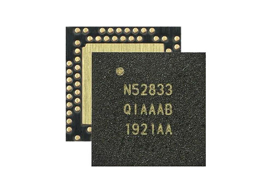 چند پروتکل BT 5.3 SOC IC NRF52833-QIAA-B-R7 2.4 گیگاهرتز BT کم انرژی