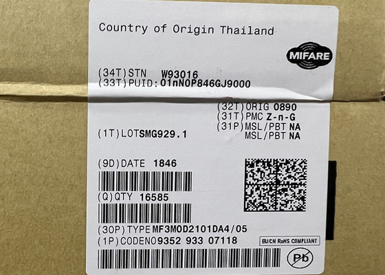 آی سی ترانسپوندر RFID MF3MOD2101DA4/05 آی سی های مانیتورینگ دسترسی RF 13.56 مگاهرتز