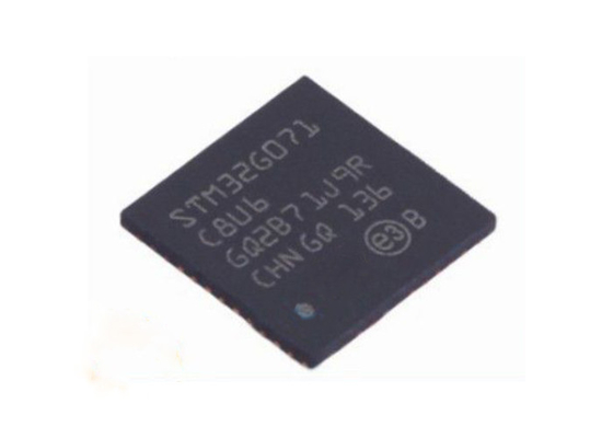 بسته IC 48-UFQFN میکروکنترلرهای 32 بیتی تک هسته ای STM32G071C8U6