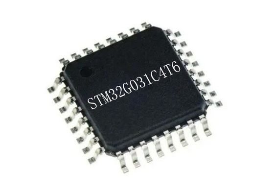 میکروکنترلر MCU STM32G031C4T6 48-LQFP میکروکنترلرهای جاسازی شده 16 کیلوبایت فلش