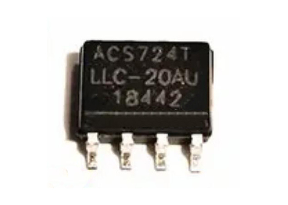سنسور جریان اثر هال 1 کانالی تراشه مدار مجتمع ACS724LLCTR-20AU-T