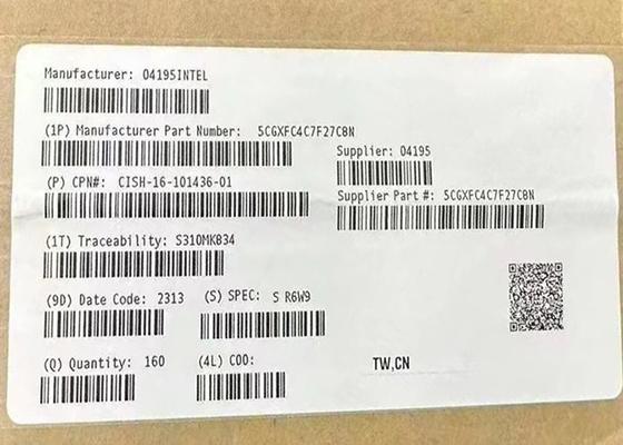 آرایه دروازه قابل برنامه ریزی 5CGXFC4C7F27C8N 1.13V Cyclone V GX 925 MHz FPGA Programmable Logic IC