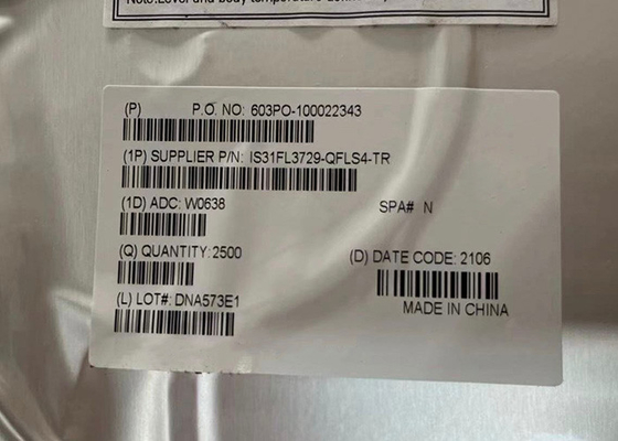 IS31FL3729-QFLS4-TR چیپ مدار یکپارچه 35mA Matrix LED Driver IC 32-QFN