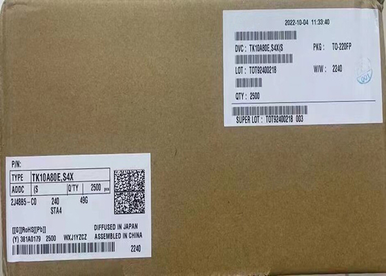 چیپ مدار یکپارچه TK10A80E N-Channel MOSFETs 800 V 10A ترانزیستورها