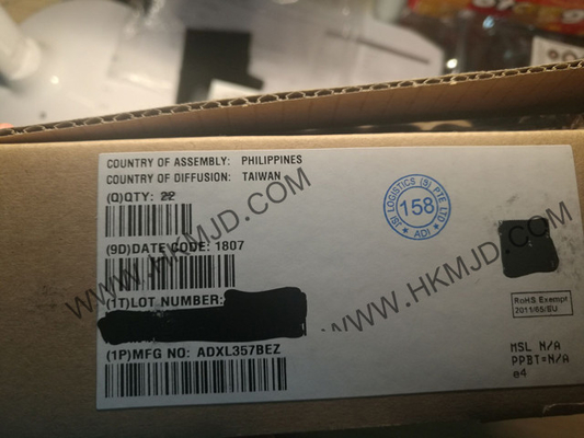 IC حسگر ADXL357BEZ قدرت پایین 3- محور MEMS شتاب سنج 14-CLCC