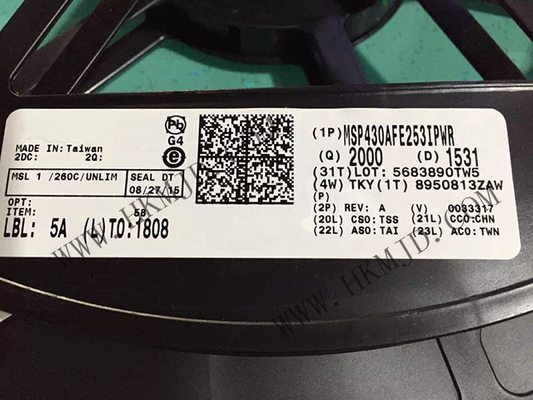 میکروکنترلر MCU MSP430AFE253IPWR میکروکنترلر 16 بیتی قدرتمند IC 2MHz 16KB FLASH 24-TSSOP