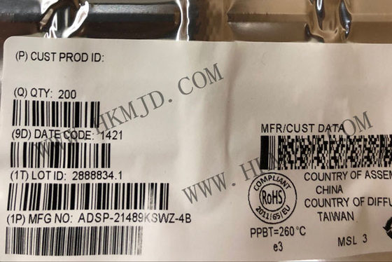 میکروکنترلر MCU ADSP-21489KSWZ-4B پردازنده های سیگنال دیجیتال نسل چهارم با عملکرد بالا