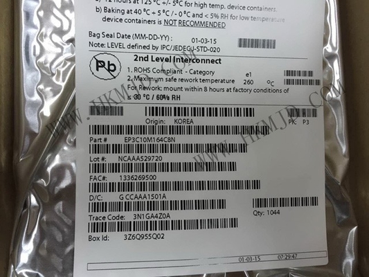 رشته برنامه ریزی قابل دروازه آرایه EP3C10M164C8N Cyclone III FPGA برنامه ریزی قابل منطق IC 164-TFBGA تراشه FPGA