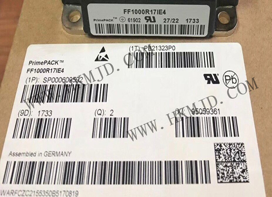 ماژول های IGBT خودرو FF1000R17IE4 PrimePACK 1700V 1000A ماژول نیمه پل دو IGBT