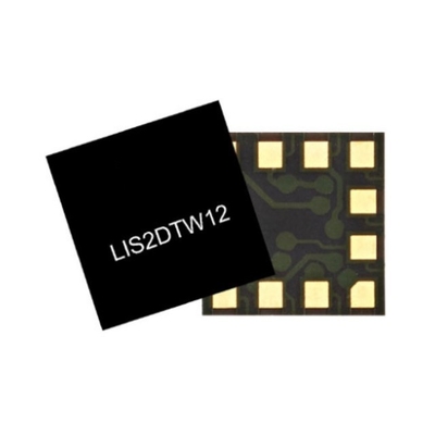 سنسور IC LIS2DTW12TR MEMS دو سنسور درجه حرارت حرکت LGA-12