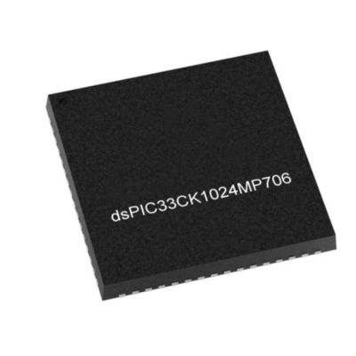 میکروکنترلر MCU DSPIC33CK1024MP706-E/MR میکروکنترلر با عملکرد بالا IC 64-VFQFN