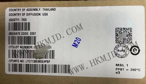 تراشه مدار یکپارچه LTC7138EMSE 400mA Buck Switching Regulator IC MSOP16