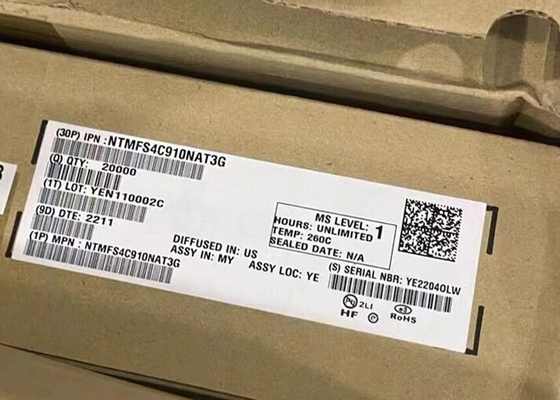 ترازستورهای MOSFET تک کانال NTMFS4C910NAT3G