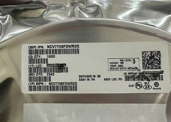 تراشه مدار یکپارچه NCV7708FDWR2G 500mA Double Hex Half Bridge Driver 28-SOIC