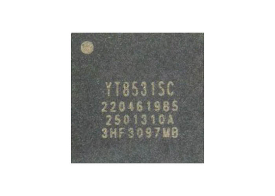 IC Ethernet YT8531SC-CA گگابیت های بسیار یکپارچه ایترنت PHY گیرنده QFN-48