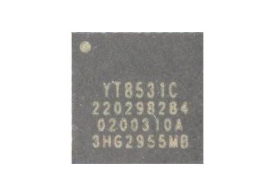 IC Ethernet YT8531C-CA تراشه لایه ای PHY Ethernet تک پورت بسیار یکپارچه QFN40