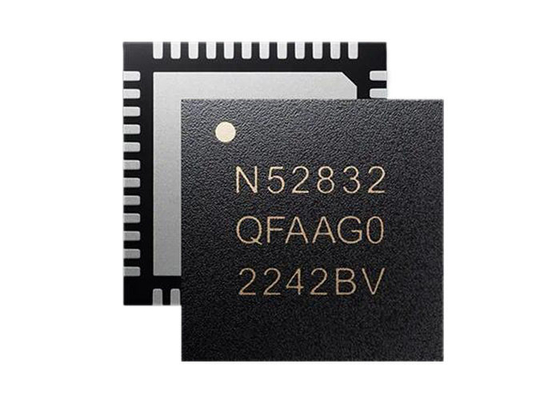BT IC NRF52832 2.4GHz متنوع BT انرژی پایین 5.4 SoC QFN-48 SoC چند پروتکل
