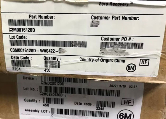 چیپ مدار یکپارچه C3M0016120D 1200V 115A SiC Power MOSFET ترانزیستور TO-247-3