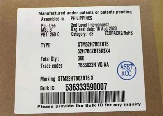 میکروکنترلر MCU STM32H7B0ZBT6 میکروکنترلرهای جاسازی شده بسته 144-LQFP