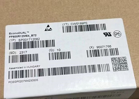 ماژول های IGBT خودرو FF600R12ME4B72 نیمه پل 1200V شاسی نصب 1200A ماژول IGBT 20mW