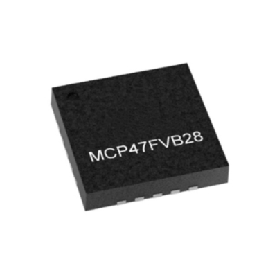 تراشه مدار یکپارچه MCP47FVB28-E/MQ کانال هشتگانه 12 بیتی DAC با رابط I2C