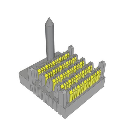 کانکتورهای EBTM-4-10-2.0-S-VT-1-R 80POS صفحه عقب با سرعت بالا