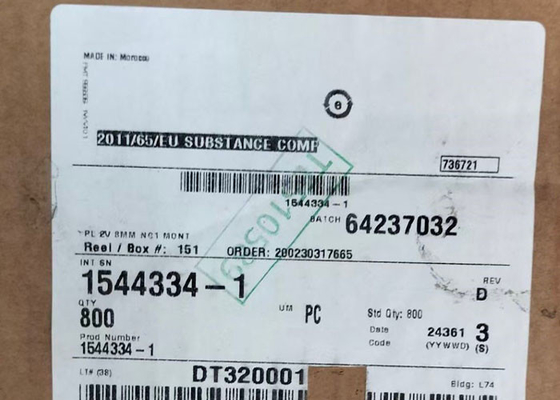 1544334-1 کانکتورهای 2POS AMP محفظه های خودرو 12mm کانکتورهای خودرو