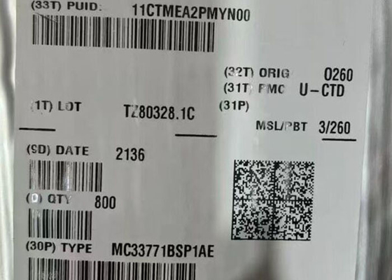 MC33771BSP1AE چیپ مدار یکپارچه LQFP-64 IC کنترل کننده سلول باتری لیتیوم یون