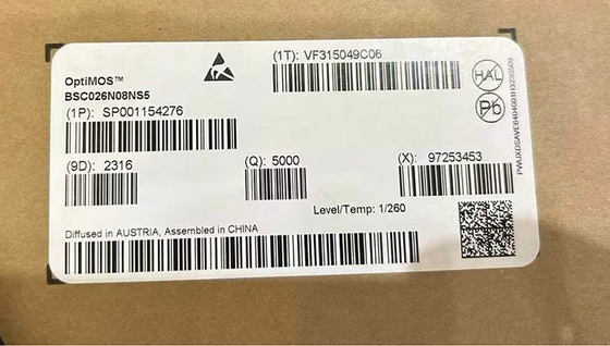 BSC026N08NS5 ترازستورهای MOSFET با قدرت 80V OptiMOSTM 5