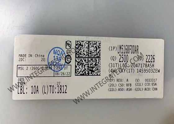 LM5168FDDAR پیچ مدار یکپارچه قدم به پایین کنورتر با قابلیت Fly-BuckTMConverter