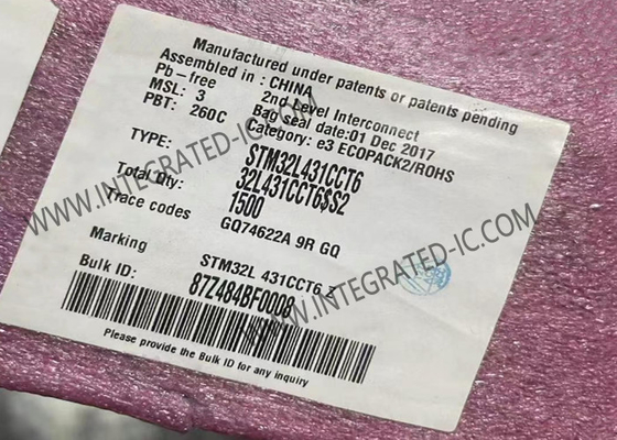آی سی میکروکنترلر MCU STM32L431CCT6 ARM Cortex-M4 48-LQFP