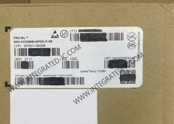 مایکروکنترلر SAK-XC2365B-40F80LRAB MCU 16 بیتی تک چیپ MCU XC2000 MCU خانواده