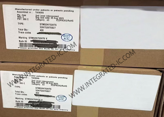 آی سی میکروکنترلر 2 مگابایتی FLASH STM32H753IIT6 تک هسته ای 480 مگاهرتز 176-LQFP