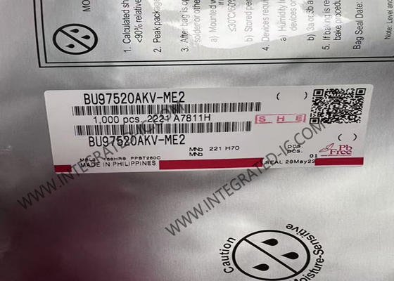BU97520AKV-ME2 تراشه مدار یکپارچه خودروهای کم کار راننده های بخش LCD VQFP-80