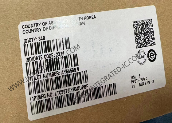 تراشه مدار یکپارچه LTC2979IY 9V تا 72V کنترل کننده پل دیود ایده آل DFN8