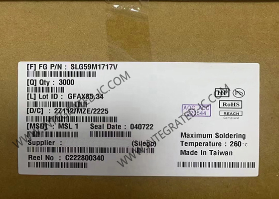 SLG59M1717V چیپ مدار یکپارچه GreenFET Single N-Channel Load Switch STQFN-16
