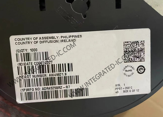 ADR4525BRZ چیپ مدار یکپارچه شور بسیار کم دقت بالا 2.5V ولتاژ مرجع
