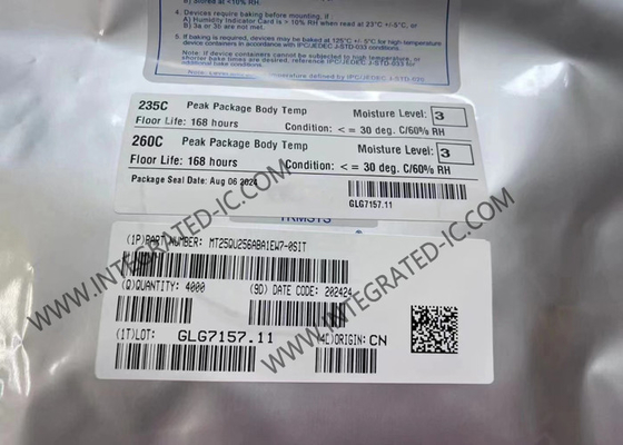 تراشه مدار مجتمع MT25QU256ABA1EW7-0SIT 256Mbit 133MHz 8-WDFN IC Memory